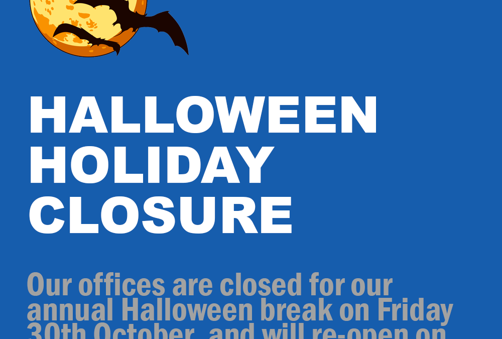 halloween holiday closure