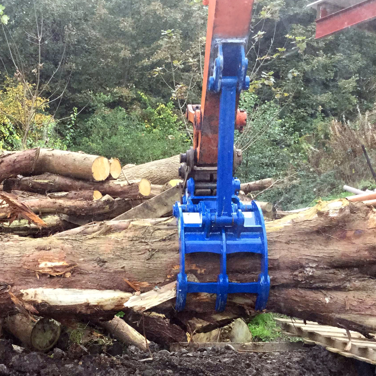 mechanical grapple excavator attachment uk