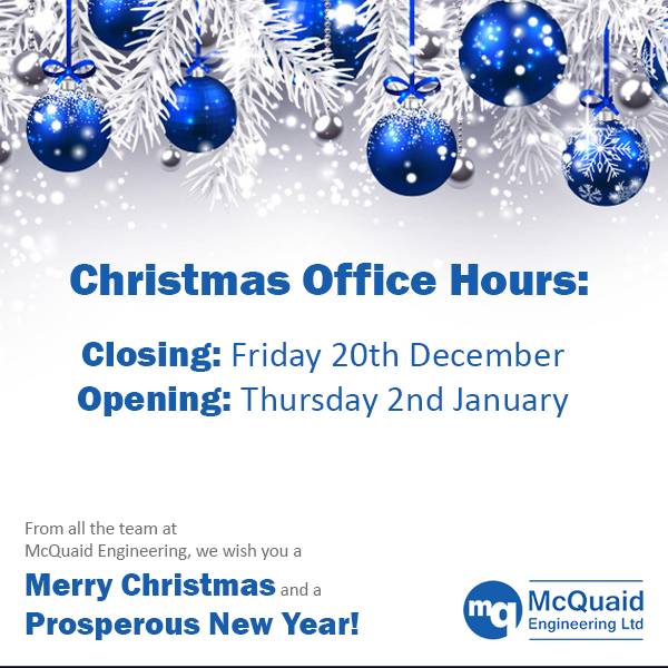 McQuaid Engineering Christmas Office Hours